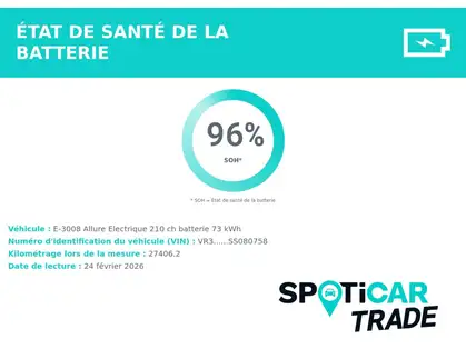 PEUGEOT 3008 210 ch 73 kWh Allure